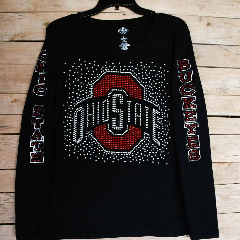 Ohio State  Long Sleeve  Shirt Ohio State  Buckeyes on Sleeve XS S M L X…